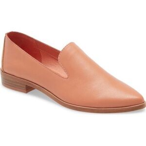 Treasure & Bond Kena Coral Pointed Toe Leather Loafer Flats Shoes Size 6